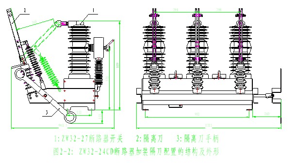 智能分界開關尺寸圖