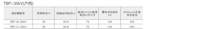 過(guò)電壓保護(hù)器技術(shù)參數(shù)