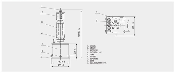 電壓互感器產(chǎn)品尺寸