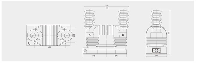 電壓互感器產(chǎn)品尺寸